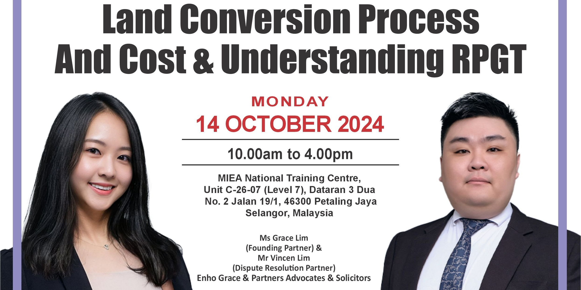 thumbnails CPD SEMINAR(PJ) - Land conversion Process and Cost & Understanding RPGT